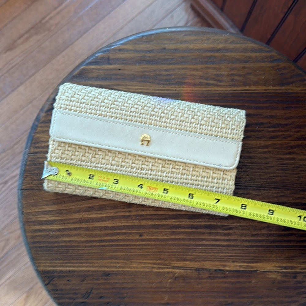 Etienne Aigner Woven Clutch New - Picture 9 of 9